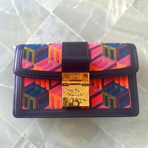 MCM MINI TRUNK JACQUARD